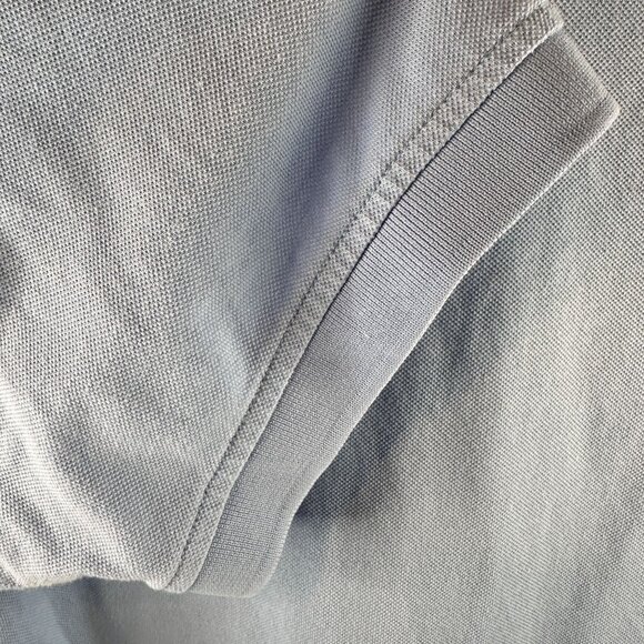 Roundtree & Yorke Gold Label Mens Shirt 3XLT Blue Short Sleeve Button Collar - Picture 7 of 8